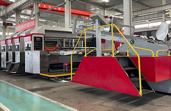 In-Line Flexo Printer Folder Gluer with Automatic Bundling Machine