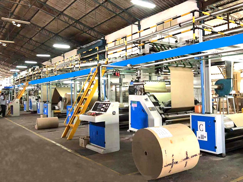 3/5/7 Ply Corrugated Cardboard Production Line