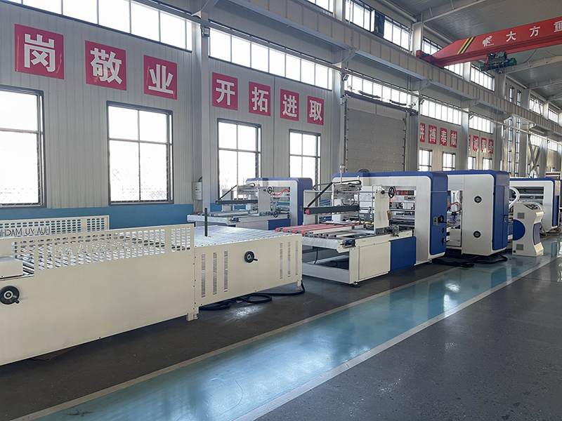 Automatic Folder Gluer with Auto Bundling Machine